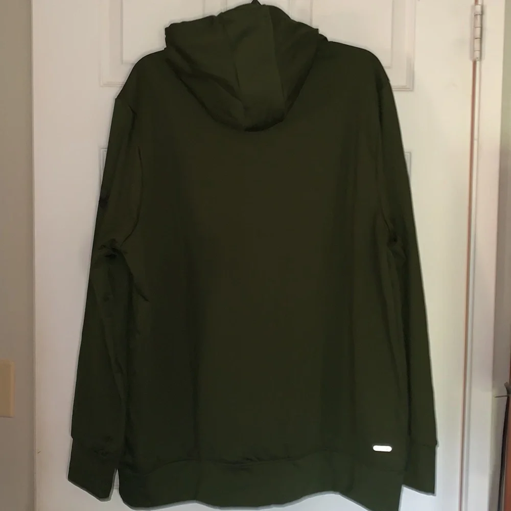 Men’s SPYDER ACTIVE olive pullover hoodie - Picture 6 of 7